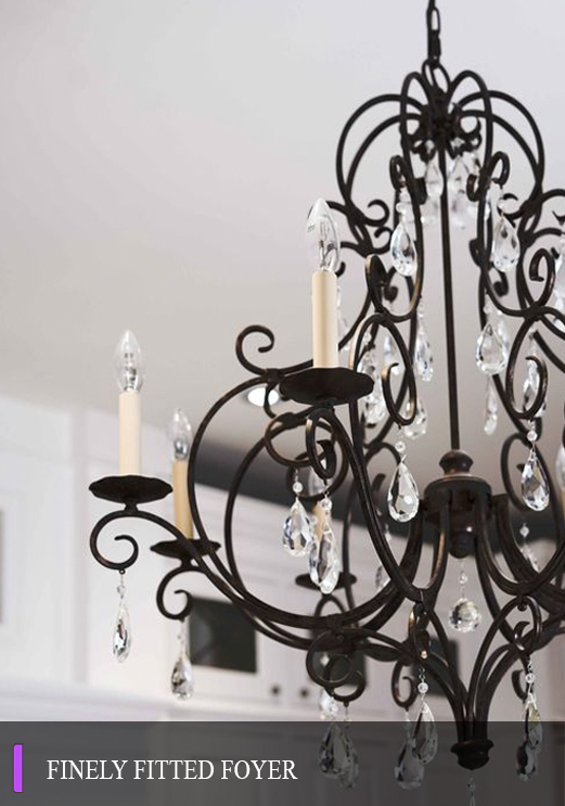 V6B Design Group, finely-fitted-foyer